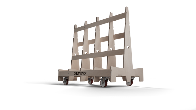Modular Wooden A-Frame Cart