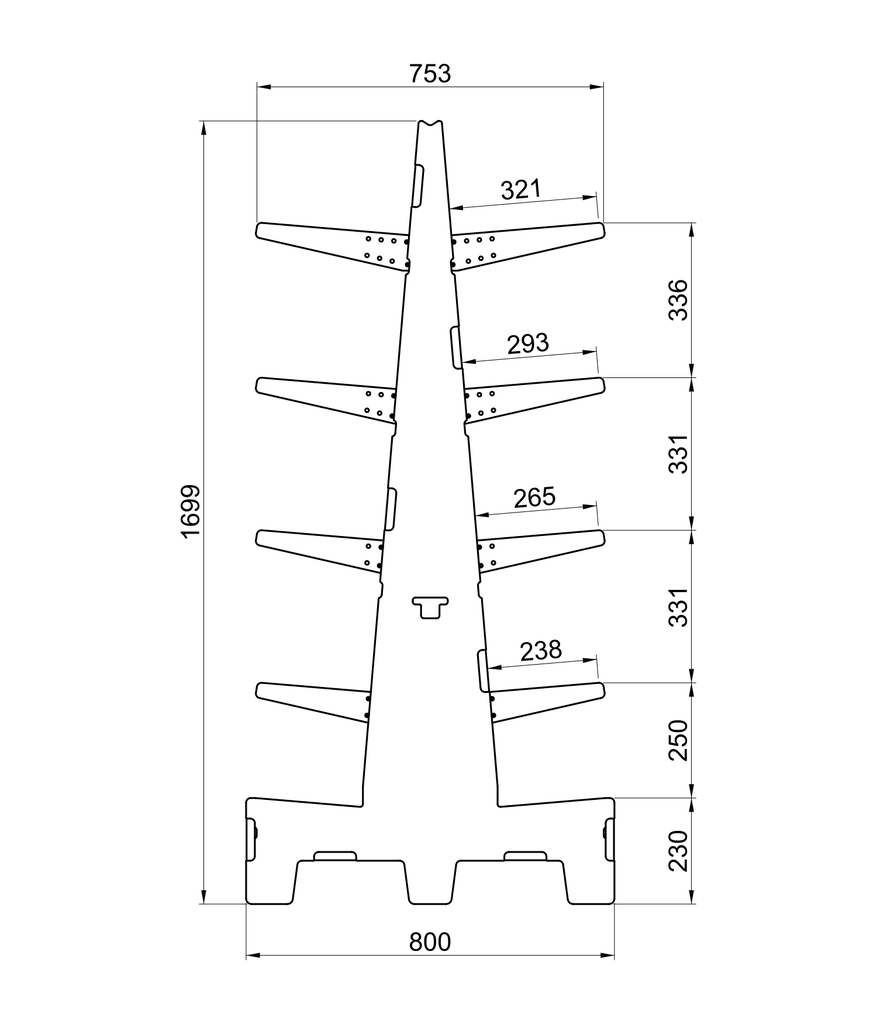 Cantilever Transport Rack - CR80.180