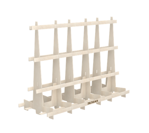 [WA110.10.300/6] Houten Transportbok - WA110.300 (Intensief gebruik, 6 Staanders, 199 cm (WA))