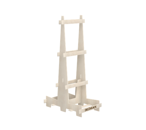 [WA120.10.76/2] Houten Transportbok - WA120.76 (Intensief gebruik, 2 Staanders, 199 cm (WA))