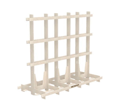 [WT120.10.300/6] Houten Transportbok - WT120.300 (10, 6 Staanders, 233 cm (WT))