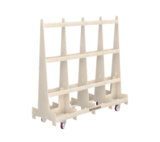 [TA80.240.160SBF] Chariot porte-panneaux - TA80.240 (10, 5 Montants, Pas de plinthe, 2x Rupture Pivotante, 2x Fixe, 160 mm, 199 cm (WA))