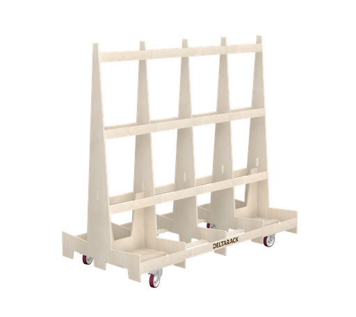 [TA120.240.160SBF] Chariot porte-panneaux - TA120.240 (10, 5 Montants, Pas de plinthe, 2x Rupture Pivotante, 2x Fixe, 160 mm, 199 cm (WA))