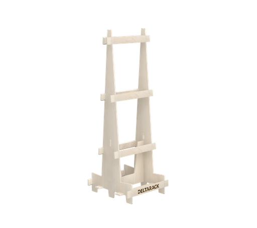 [WA80.10.76/2] Houten Transportbok - WA80.76 (Intensief gebruik, 2 Staanders, 199 cm (WA))