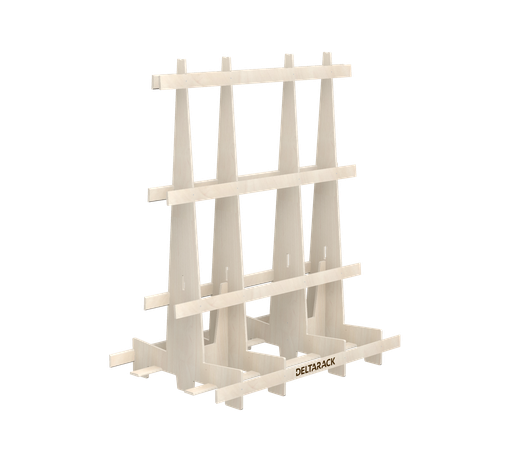 [WA110.10.180/4] Houten Transportbok - WA110.180 (Intensief gebruik, 4 Staanders, 199 cm (WA))