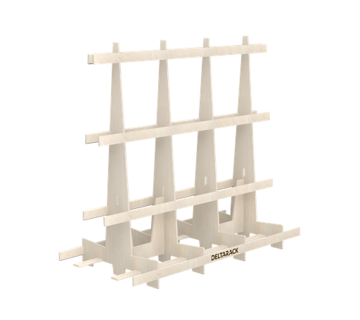 [WA110.10.240/4] Houten Transportbok - WA110.240 (Intensief gebruik, 4 Staanders, 199 cm (WA))