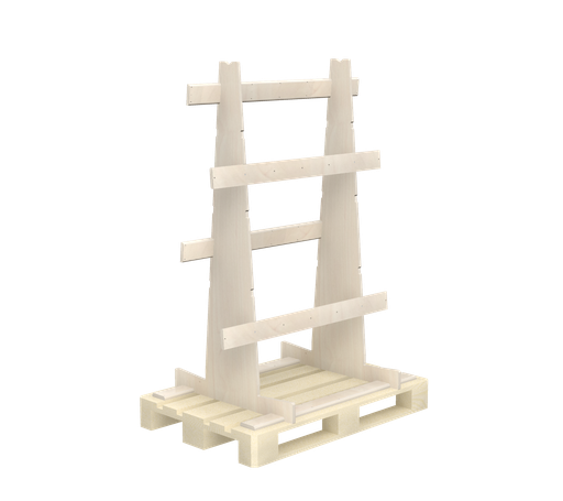 [SRP80.6.110/2] Euro Pallet Transportbok - SRP80.110 (6, 2 Staanders)