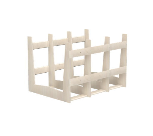 [SUP80.6.110/4] Euro Pallet Transportbok - SUP80.110 (6, 4 Staanders)